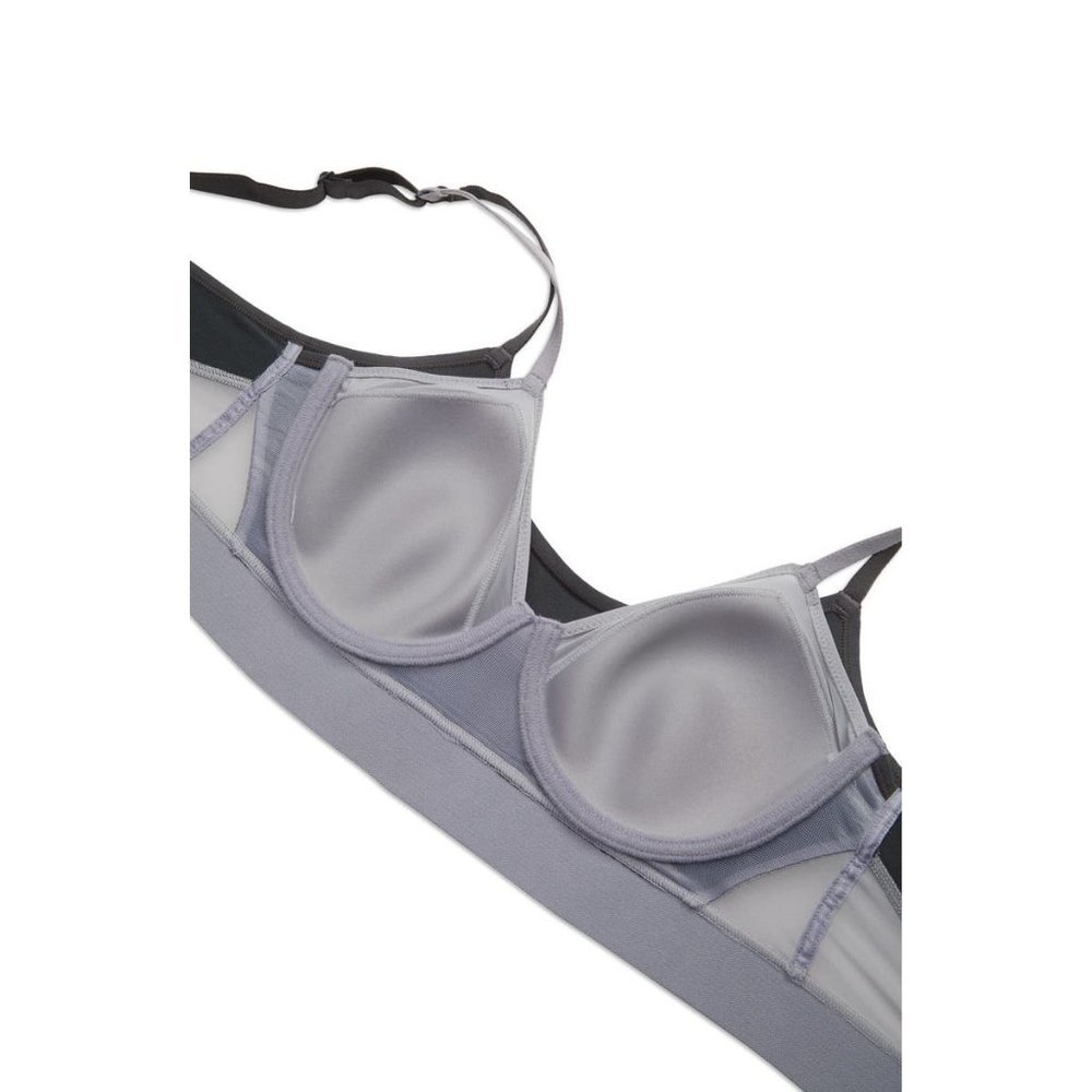 NATORI Gravity Contour High Impact Underwire Sports Bra Black & Gray 34B #752201 - Picture 6 of 11